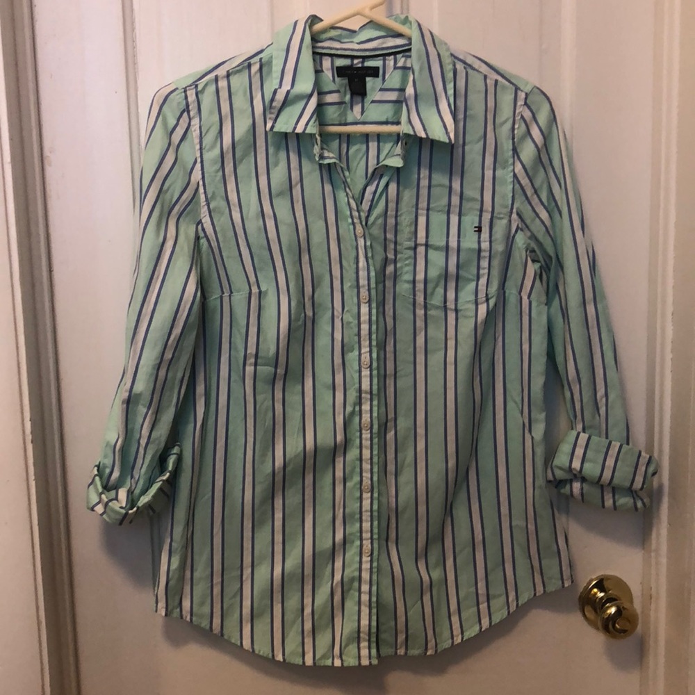 Tommy Hilfiger Striped Button Down